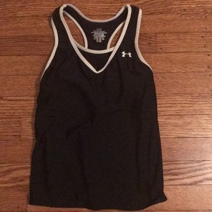 Under armour black compression tank.